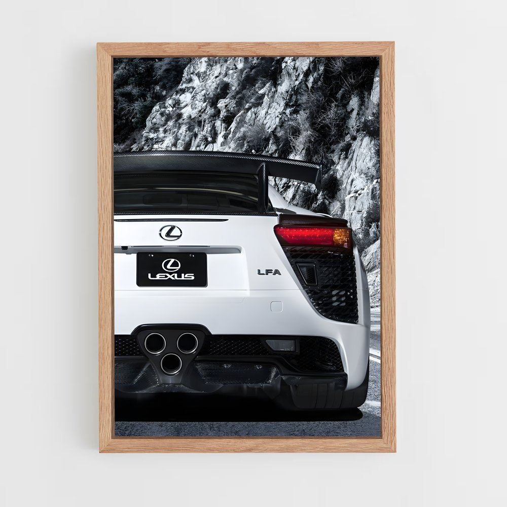 Poster Lfa de nurburgring – affiche Lexus (vue 4)